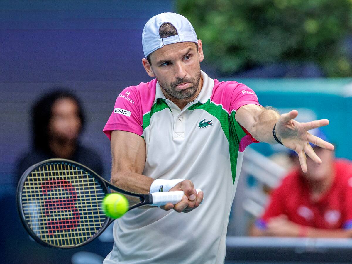 Dimitrov eliminó al argentino Cerúndolo en cuartos del Miami Open