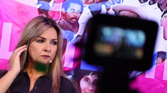 Vicky Dávila en entrevista a fondo con Galán. Foto: La WCon Vicky Dávila