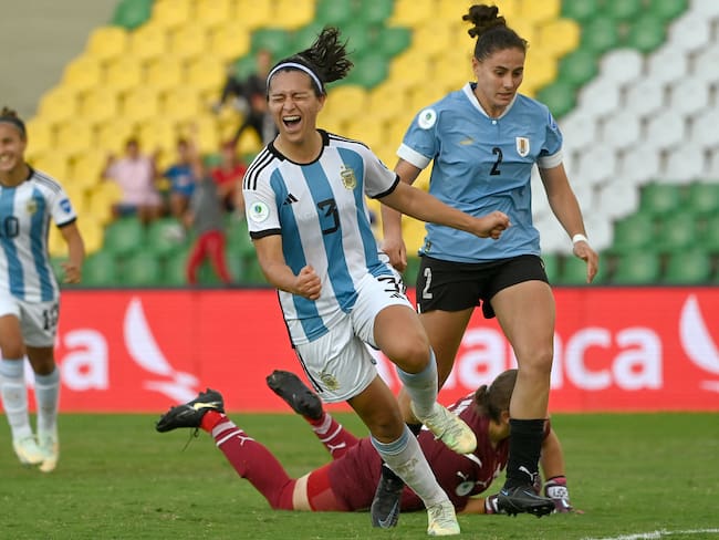 Argentina vs. Uruguay Copa América Femenina (Photo by Juan BARRETO / AFP)