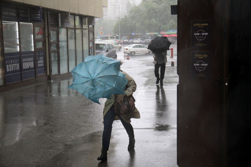 Imagen de referencia de fuertes lluvias. Foto: Getty Images