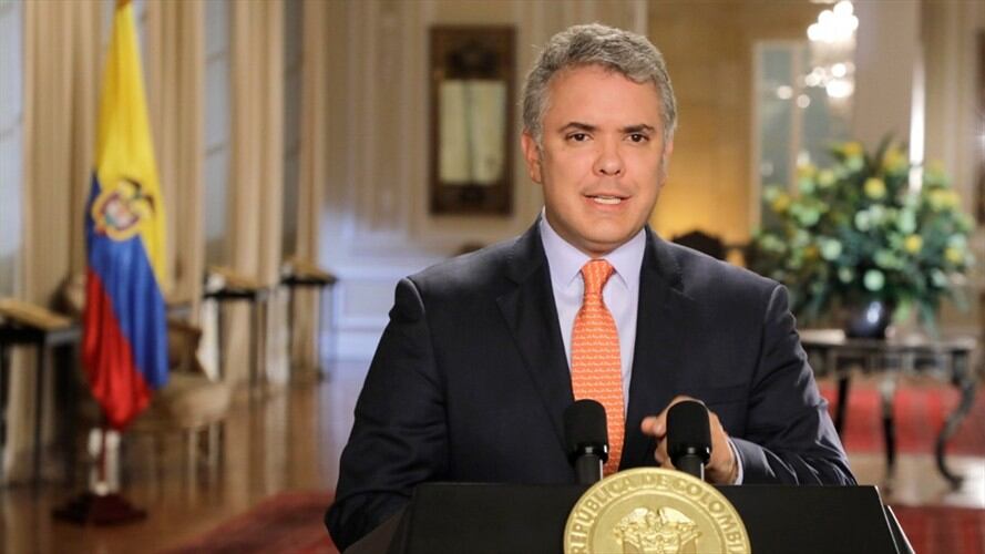 La justicia ha obrado con contundencia frente a este hecho criminal: Duque sobre captura de Santrich . Foto: Presidencia