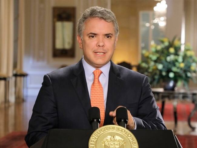 La justicia ha obrado con contundencia frente a este hecho criminal: Duque sobre captura de Santrich . Foto: Presidencia