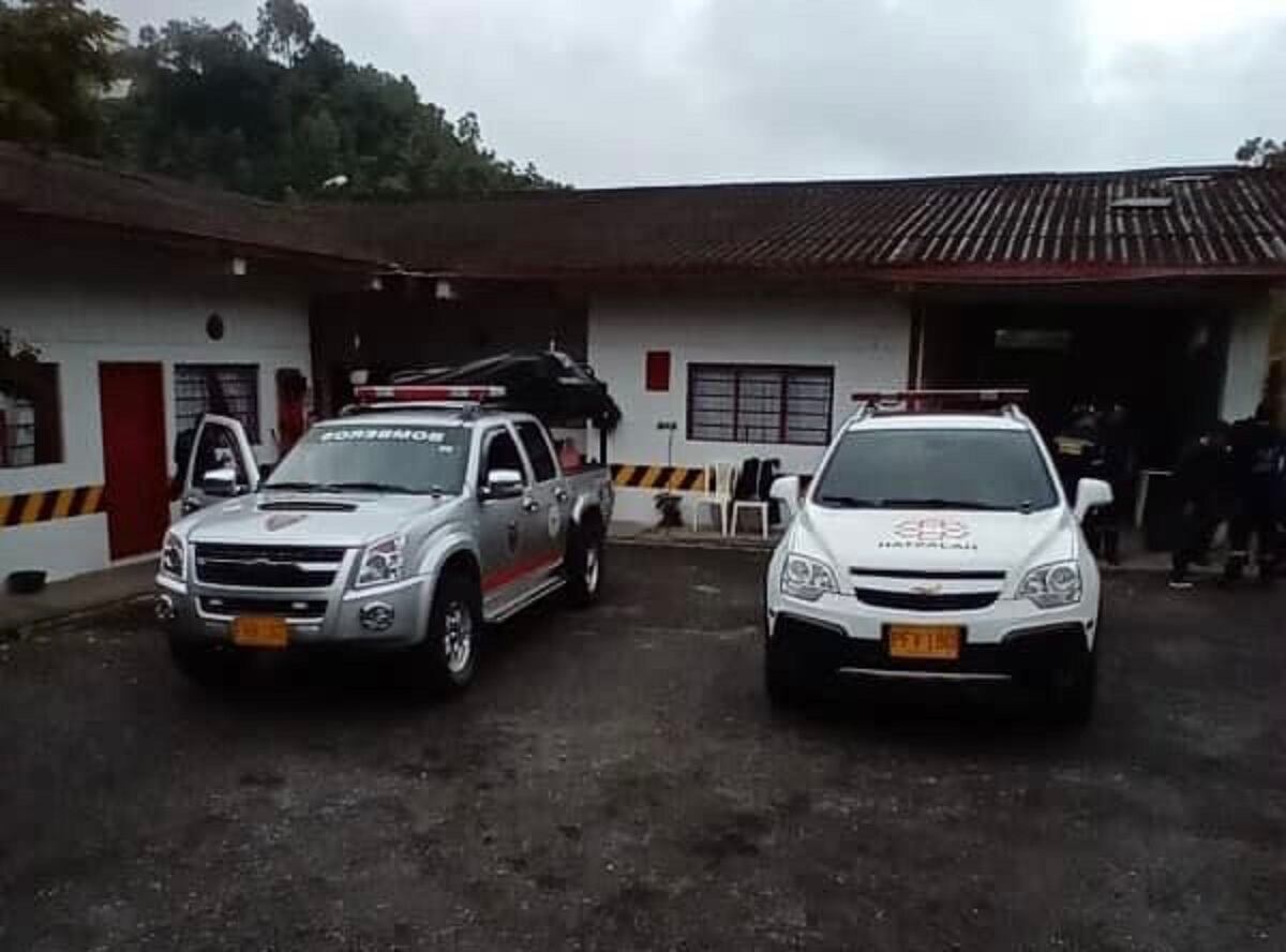Bomberos de Manizales. Crédito: Bomberos Voluntarios de Manizales.