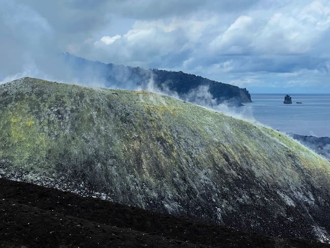 Volcán Krakatoa. Foto: Getty Images.