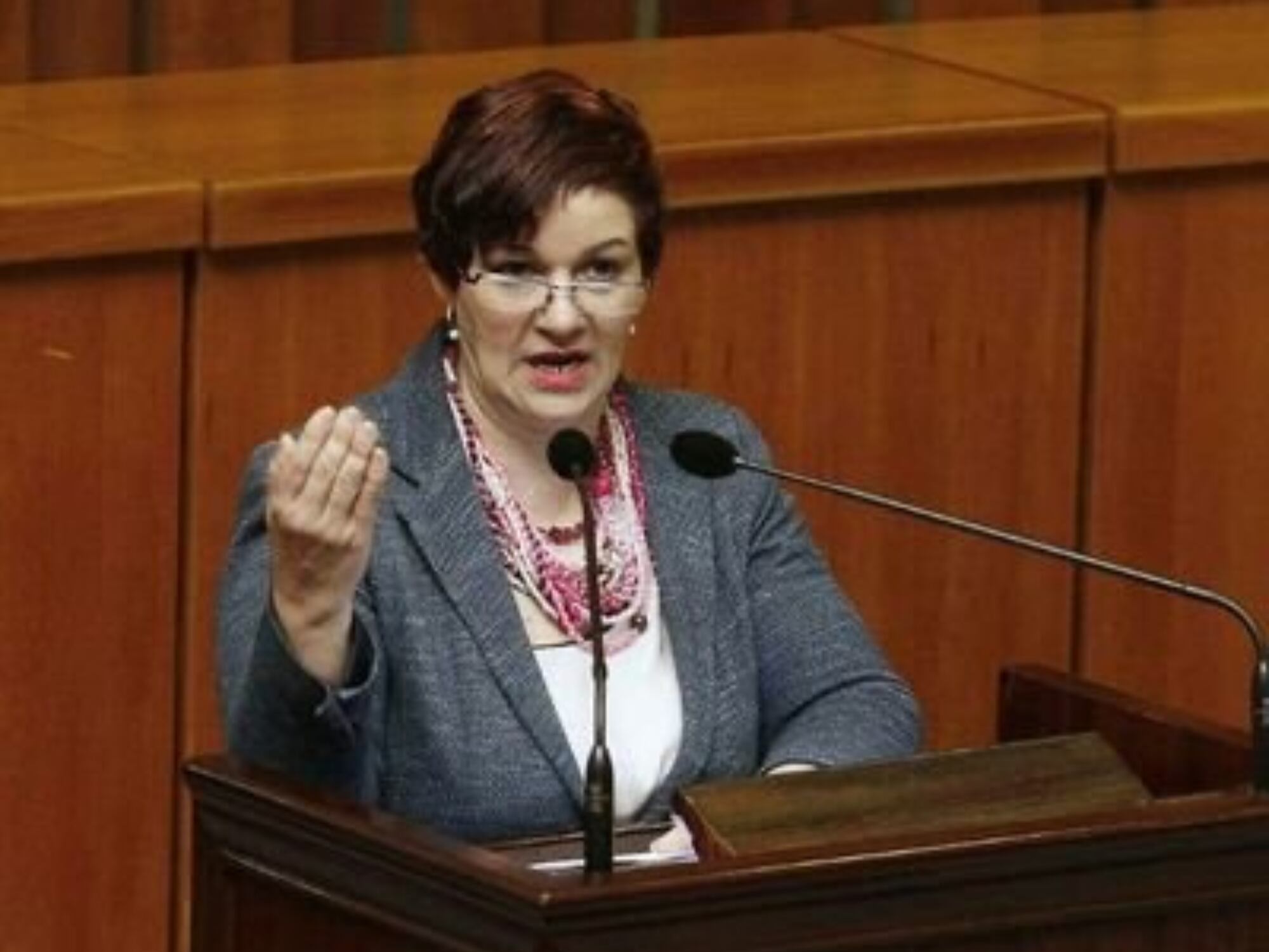 Foto: Cuenta en X @marialepalaanc