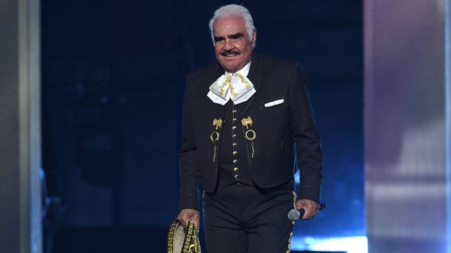 Vicente Fenández, cantante mexicano. Foto: Kevin Winter / Getty Imagen