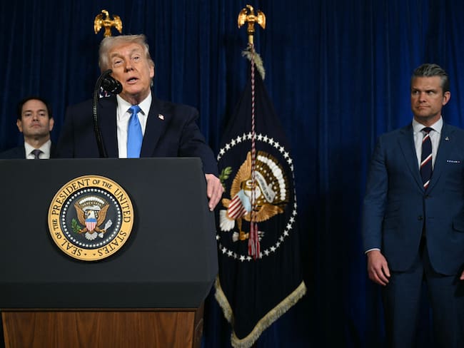 Donald Trump. (Photo by Jim WATSON / AFP)