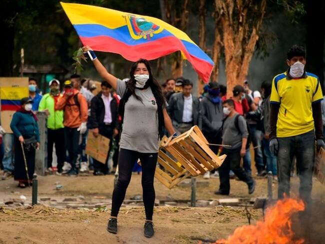 Toque de queda y militarización en Ecuador. Foto: Getty Images