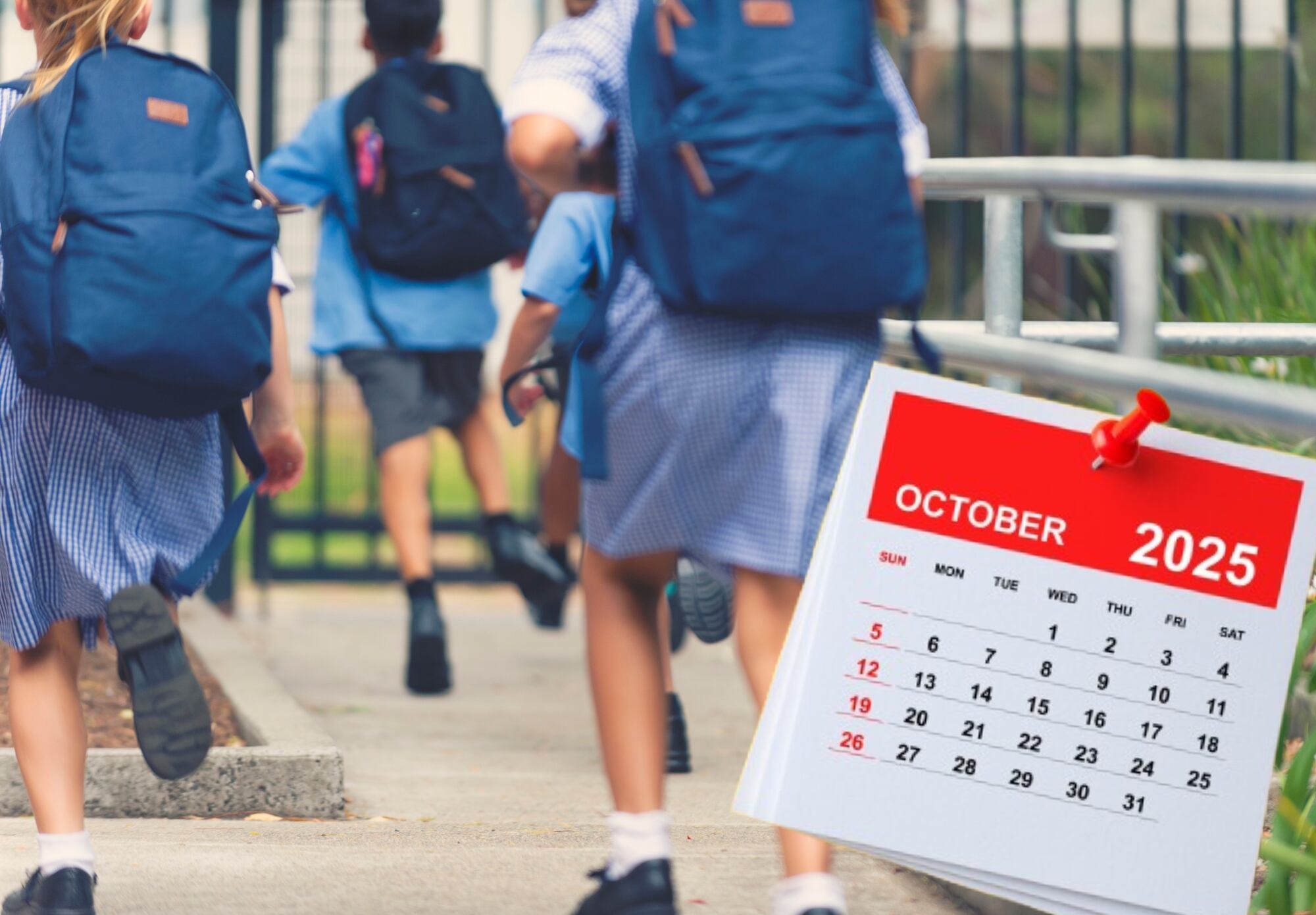 Semana de receso colegios calendario A y B
