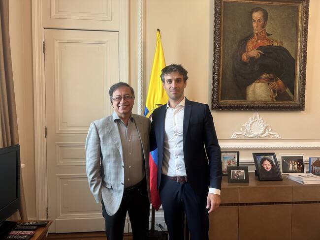 Gustavo Petro y Guido Croxatto. Foto: Presidencia de la República