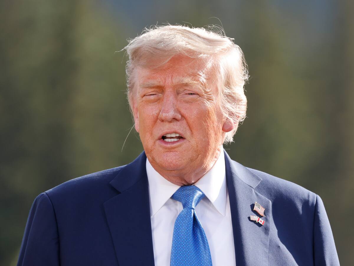 Trump afirmó que Estados Unidos tiene “el control total” del espacio aéreo iraní