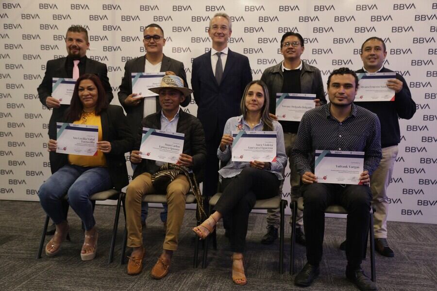 Docentes premiados por BBVA / Colprensa