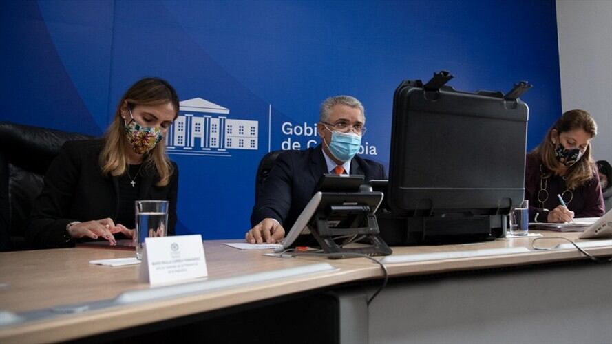 Vacunación y economía, entre los temas de conversación de Joe Biden e Iván Duque. Foto: Presidencia de la República