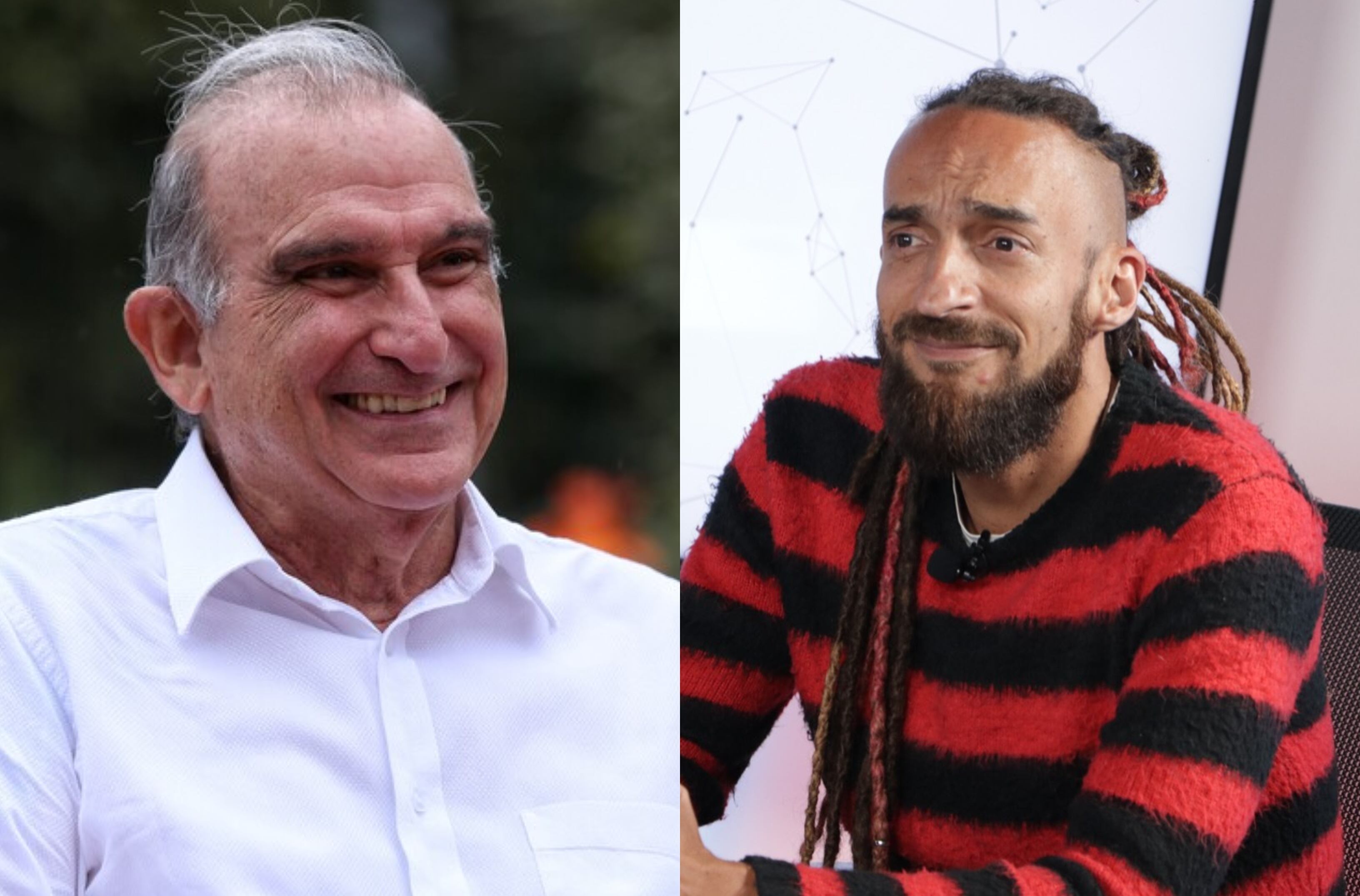 Humberto De la Calle y Daniel Carvalho. Foto: Colprensa y W Radio.