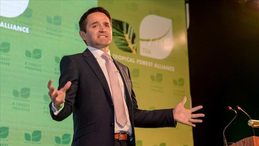 El director de Tropical Forest Alliance (TFA), Justin Adams. Foto: Agencia Anadolu