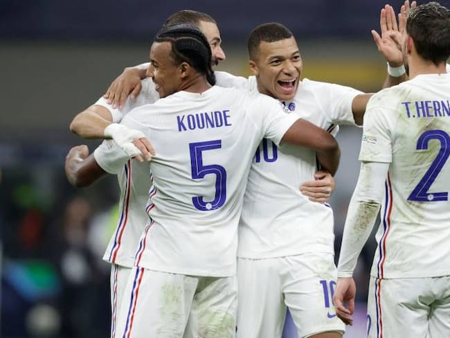Celebración de Francia su triunfo de la Liga de Naciones. Créditos: Getty Images