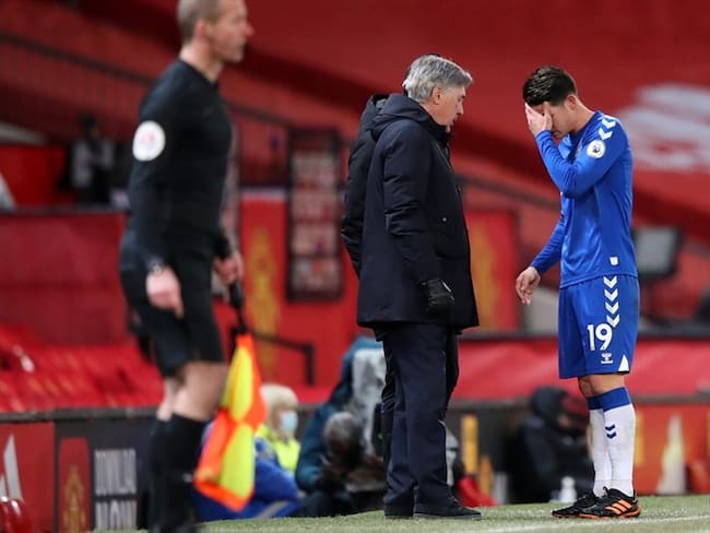 Ancelotti defendió a James Rodríguez tras especulaciones de la prensa inglesa. Foto: Alex Pantling/Getty Images