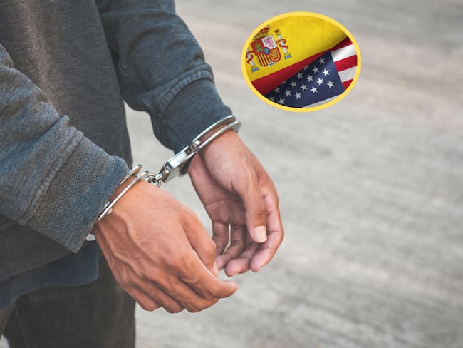 España y Estados Unidos. Arresto. Fotos: Getty Images.