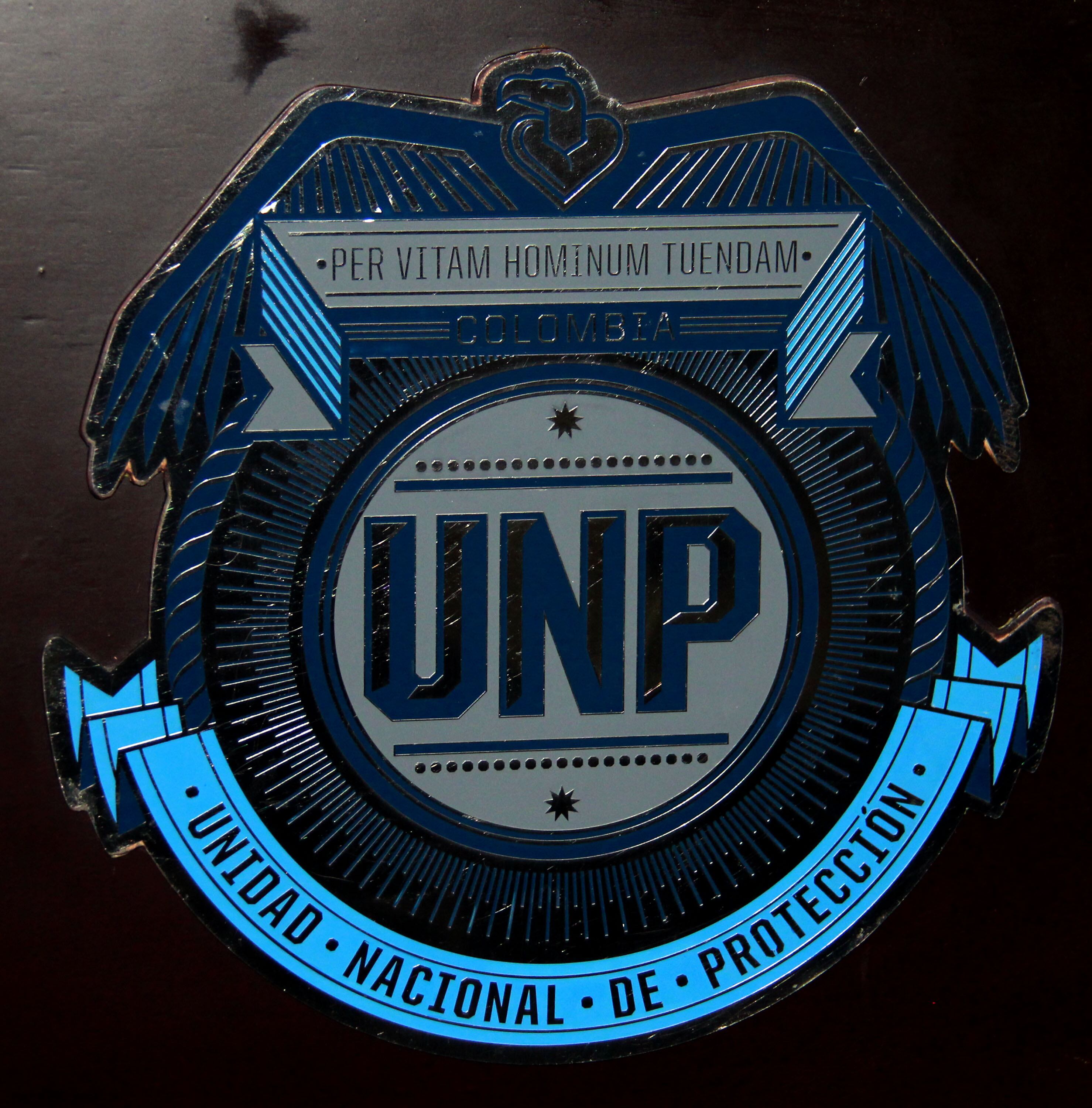 Bogotá, diciembre 24 de 2014.-Logo de la Unidad de Protección UNP
(FOTOS COLPRENSA - RAÚL PALACIOS).