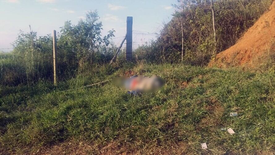 En la vereda Santa Elena, a 20 minutos del casco urbano de Corinto, fueron asesinados cuatro hombres . Foto: Cortesía Sucesos Cauca