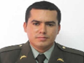 Subintendente Sergio Gualdrón Herrera, uno de los policías asesinados. Foto: Eltiempo.com