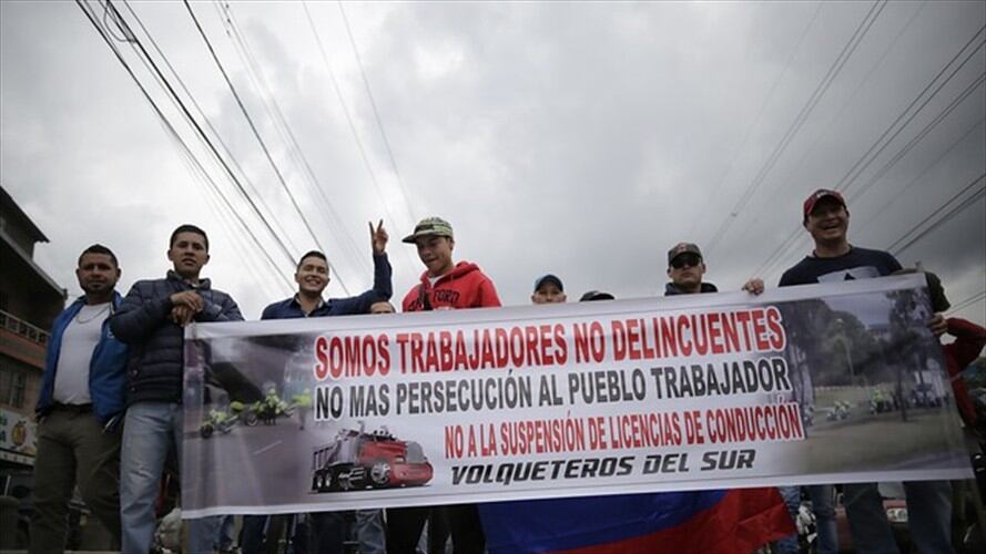 Aplazamiento de mesa de negociación paro transportadores. Foto: