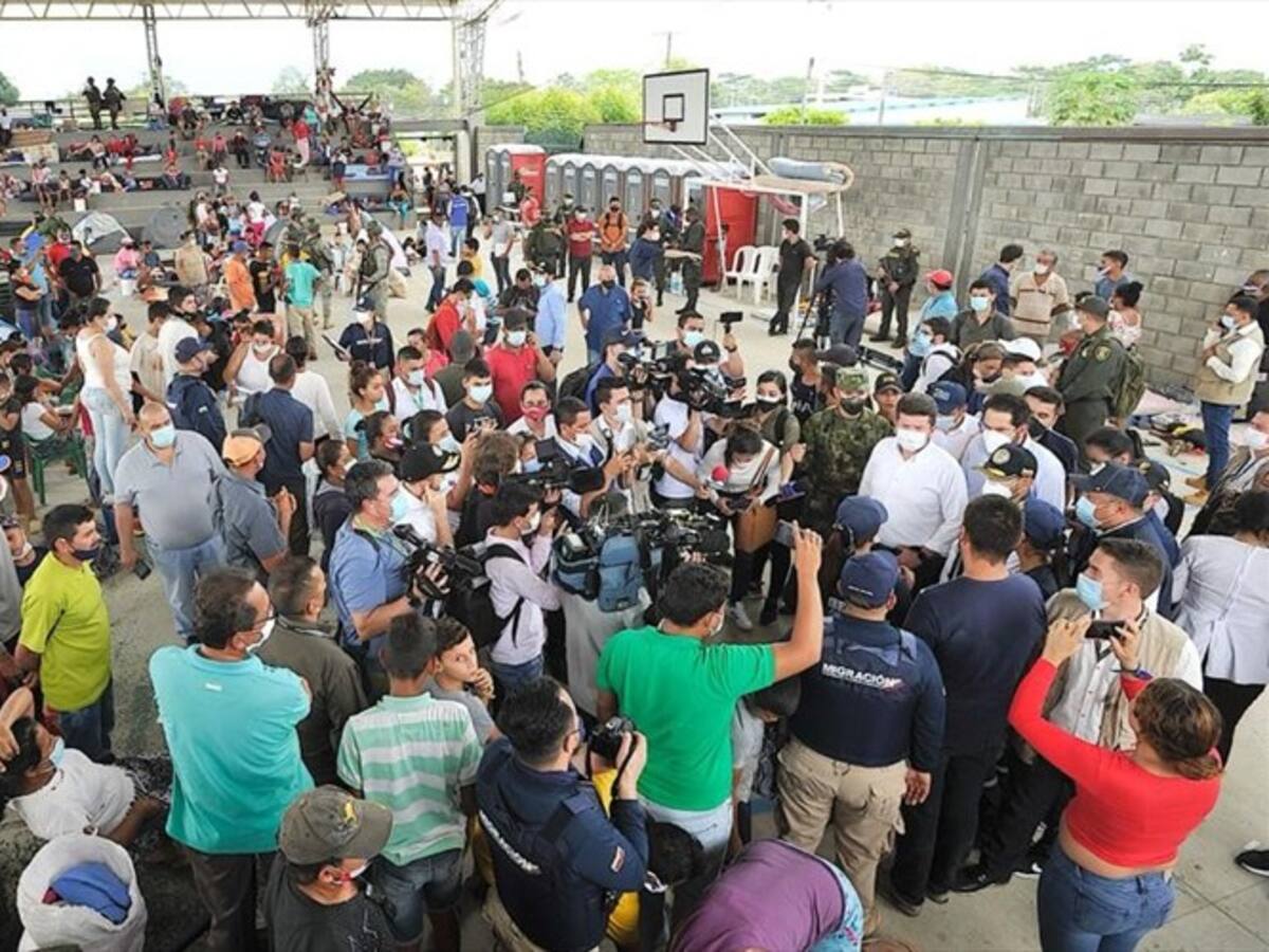 Gobierno declara calamidad pública en Arauca por llegada de desplazados desde Venezuela