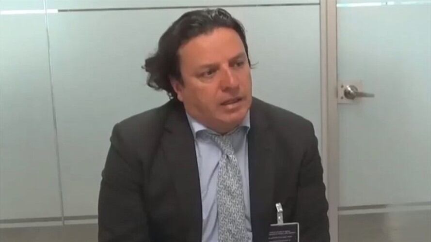 Andrés Sanmiguel. Foto: Video declaración ante la Fiscalía