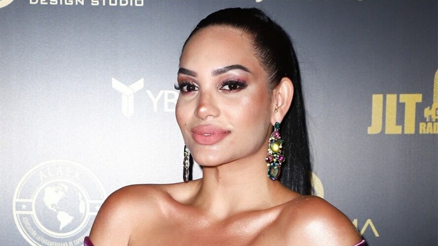 Andrea Valdiri, bailarina e influenciadora colombiana. Foto: John Parra/Getty Images for Dalcroma