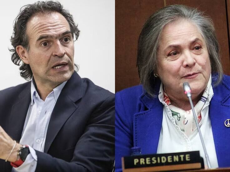 Federico Gutiérrez y Clara López . Foto: Colprensa