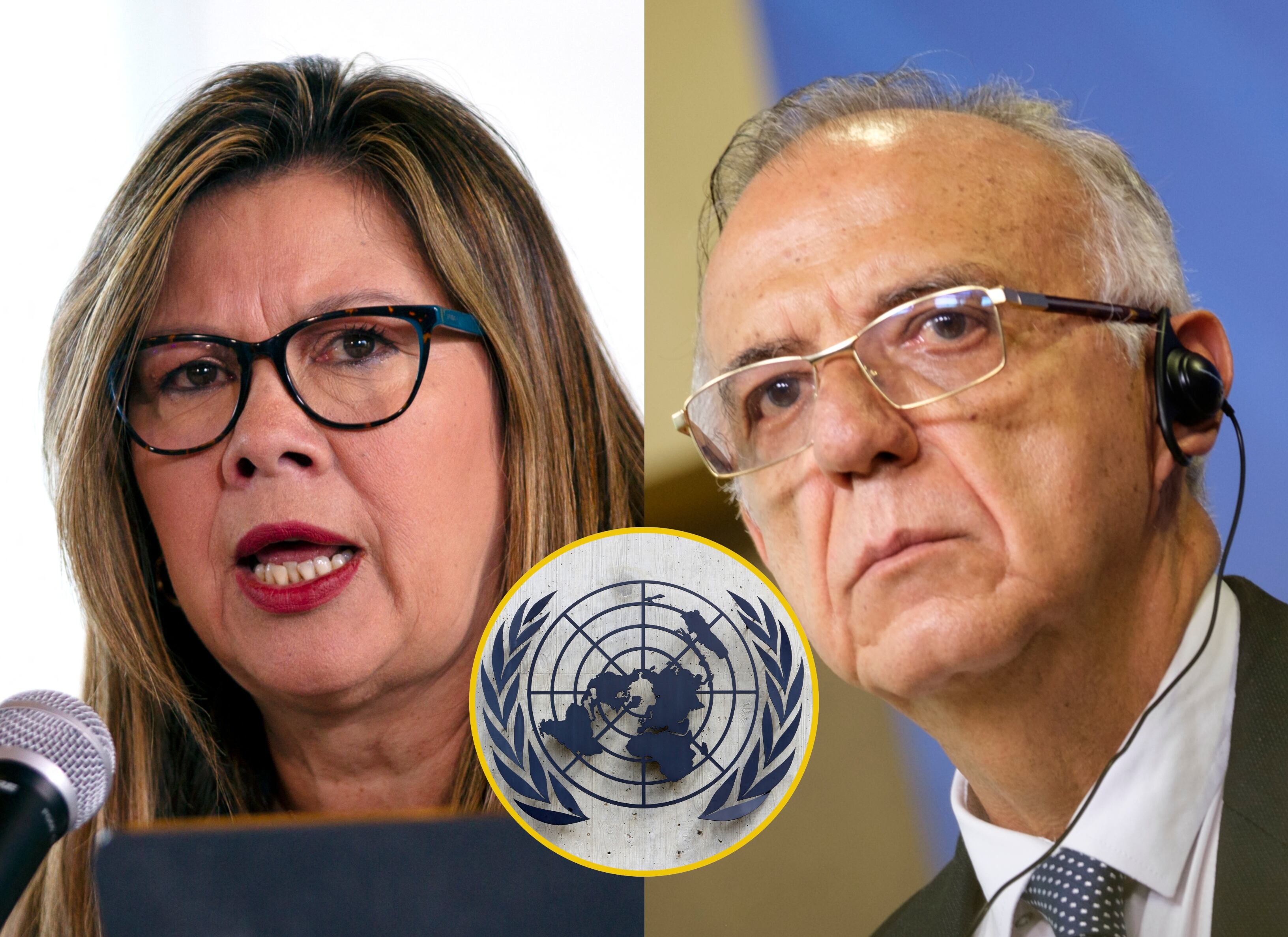 Luz Camargo. FOTO: ALEJANDRO MARTINEZ/AFP/Getty Images. // Iván Velásquez. FOTO:  Thierry Monasse/Getty Images