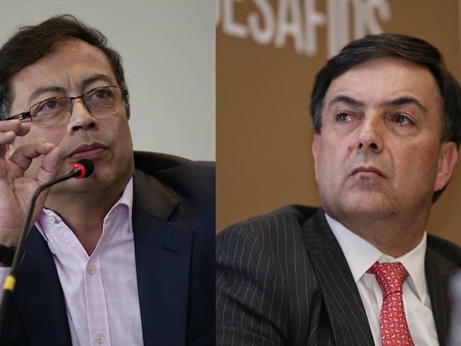 Gustavo Petro y Juan Carlos Galindo se enfrentaron por consultas del 11 de marzo. Foto: Colprensa
