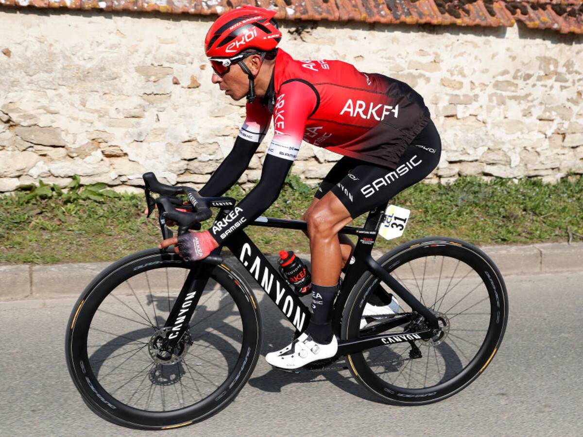 Nairo Quintana hizo su debut en la París-Niza 2022 y esta es la clasificación en la primera etapa