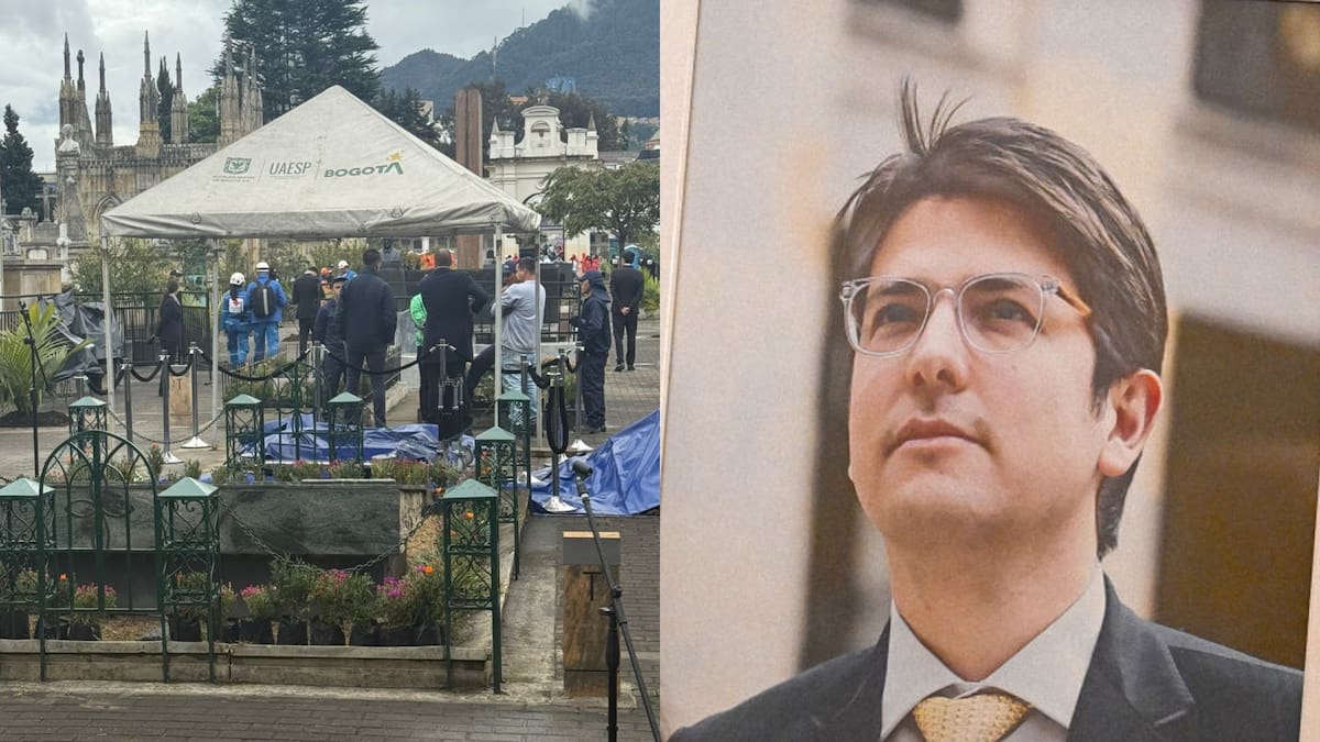 Miguel Uribe fue enterrado en el Cementerio Central de Bogotá