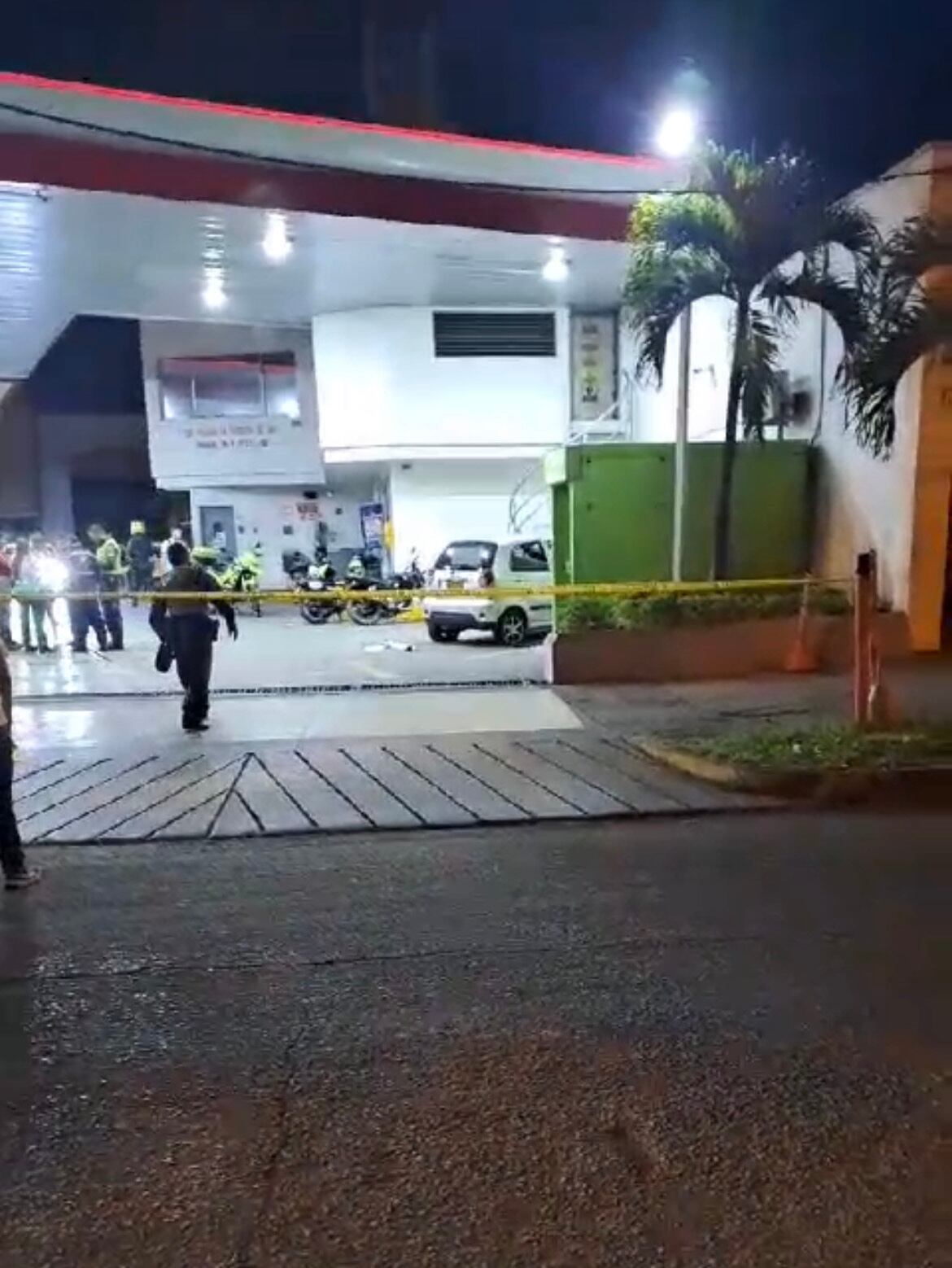 Explosión en gasolinera de Cali. Foto: Suministrada