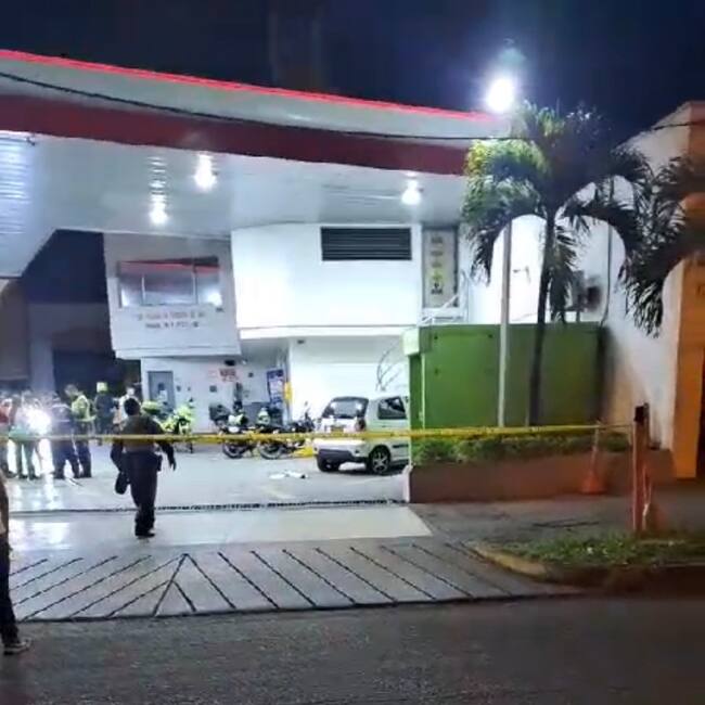 Explosión en gasolinera de Cali. Foto: Suministrada
