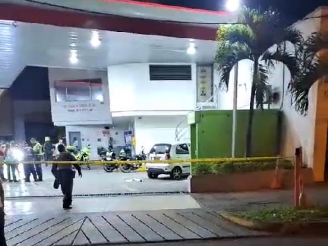 Explosión en gasolinera de Cali. Foto: Suministrada