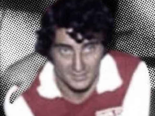 Juan Carlos Sarnarim ídolo del Independiente Santa Fe. Foto: Twitter @HumoCardenal8.