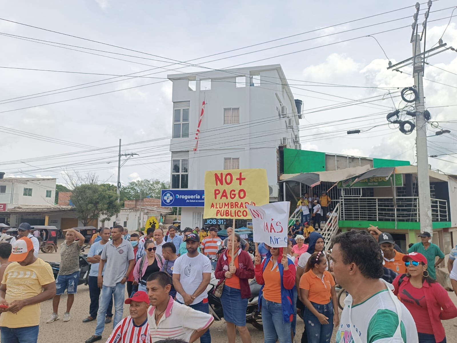 Foto: Protestas en Plato/ Cortesía