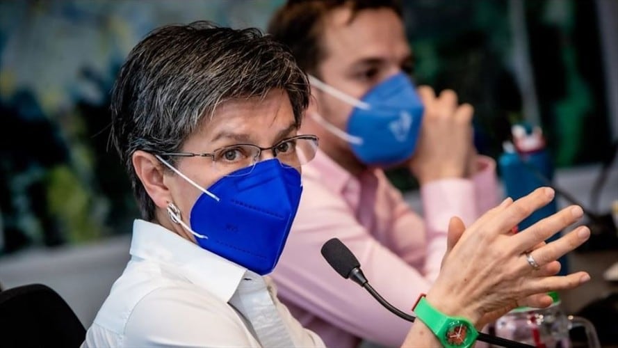 Alcaldesa Claudia López pide que se hagan plantones virtuales el 28 de abril. Foto: Colprensa