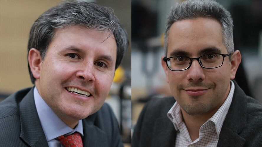 José Roberto Acosta y Mario Valencia. Foto: Partida WCon Juan Pablo Barrientos