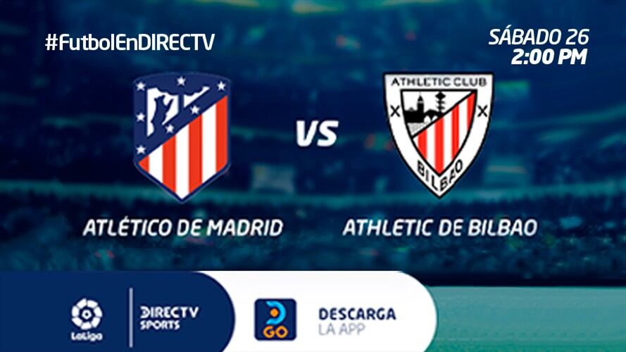 Atlético de Madrid se enfrentará al Athletic de Bilbao. Foto: Cortesía/ Aliados W.