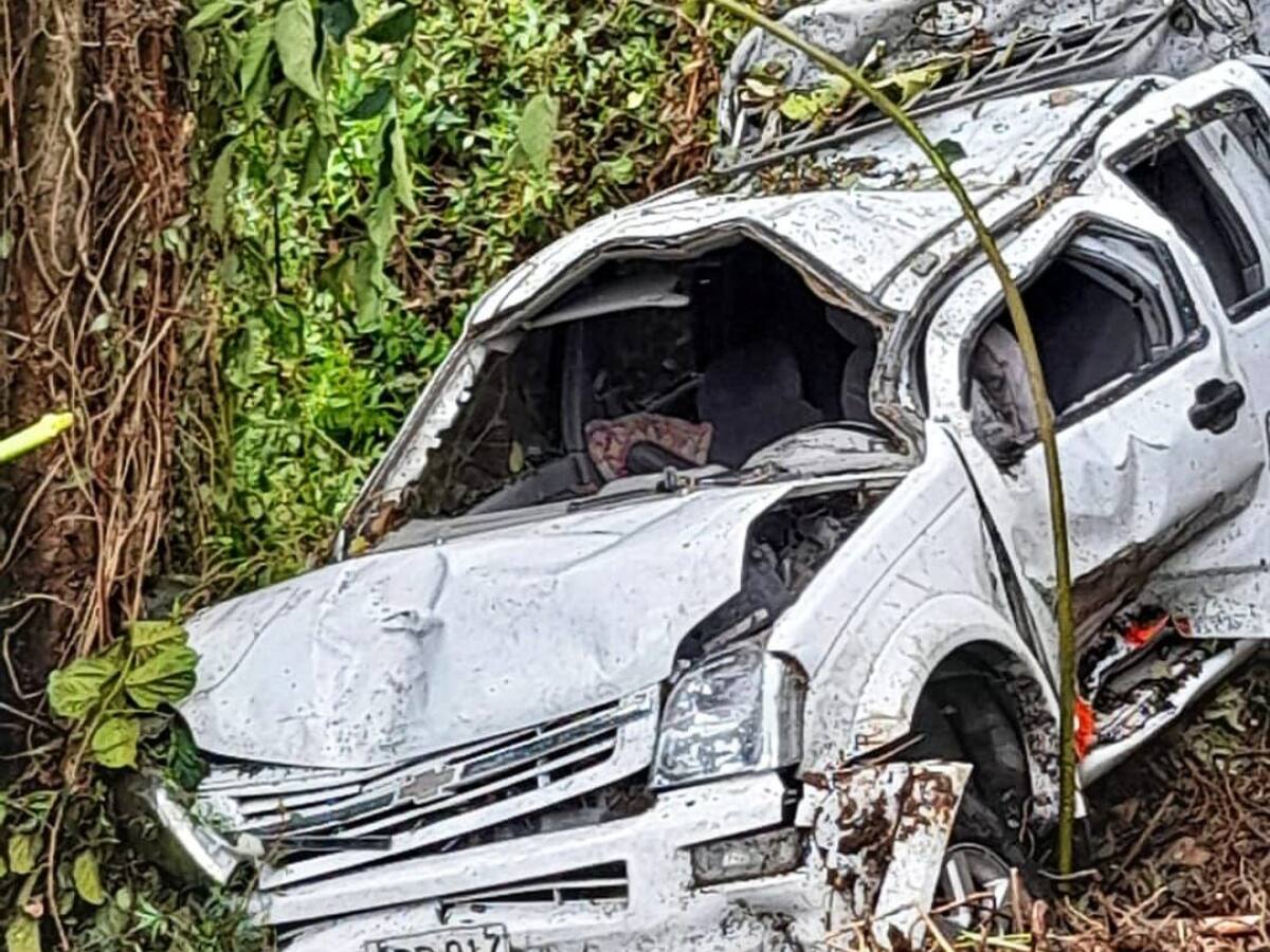 Nueve personas lesionadas en aparatoso accidente de tránsito en Inzá, Cauca