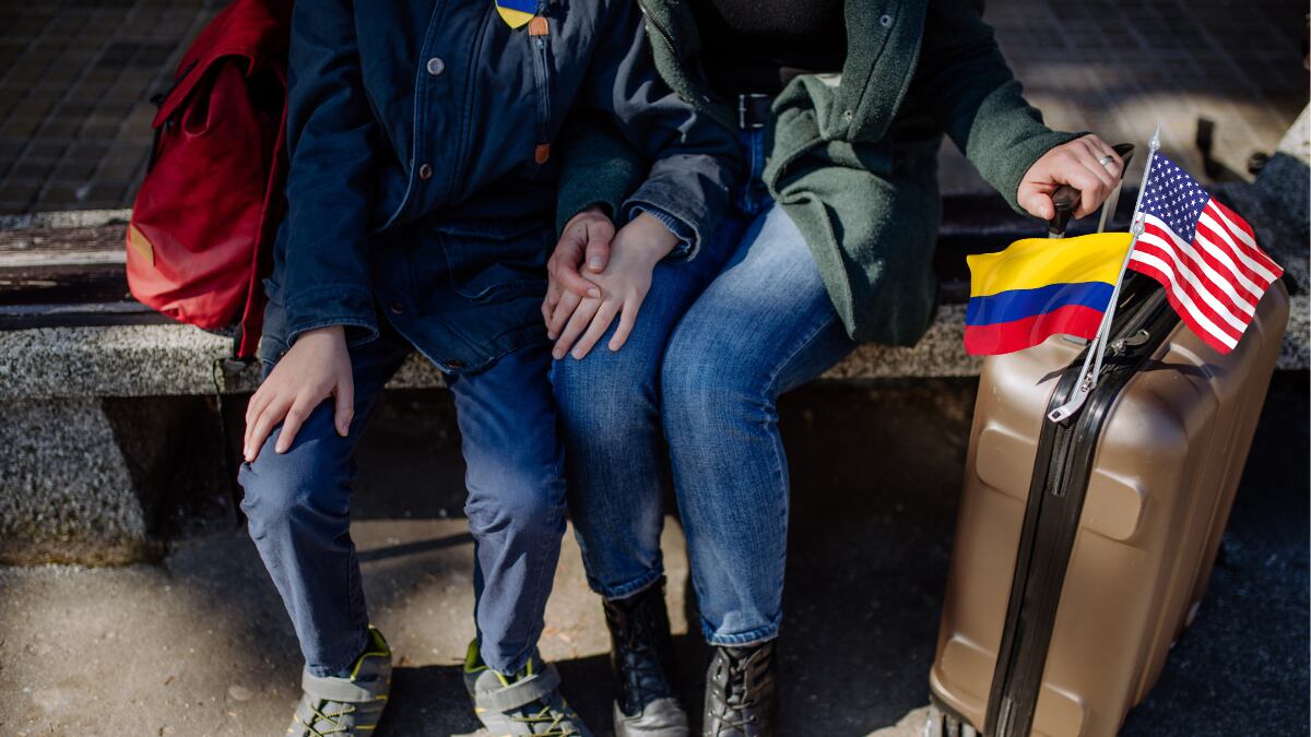 Pareja migrando a los Estados Unidos (Getty Images)