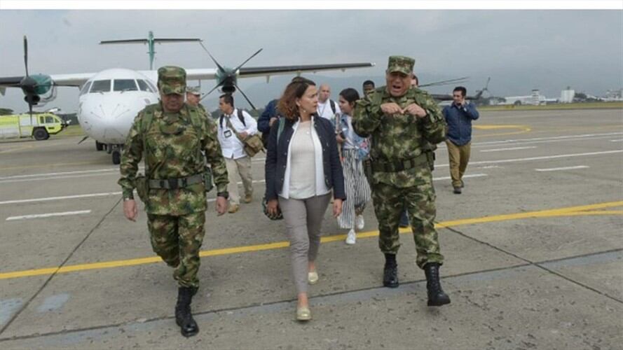 Sin acuerdos terminó una reunión entre la Comisión encabezada por la Ministra del Interior y los líderes en Santander de Quilichao.. Foto: Ministerio del Interior