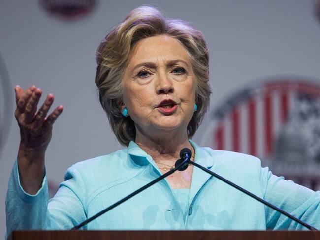 Hillary Clinton, candidata a la presidencia de los Estados Unidos por el partido Demócrata. Foto: Agencia EFE