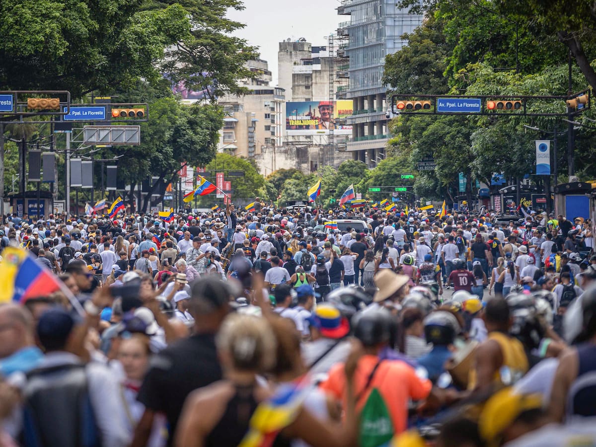 Fotos: Así se vivieron las protestas de venezolanos que denuncian fraude electoral