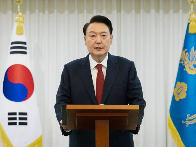 Presidente Yoon Suk-yeol. I Foto: South Korean Presidential Office via Getty Images.
