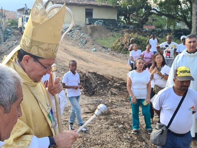 En el marco de la jornada, se realizó una eucaristía presidida por el arzobispo de Popayán , Monseñor Omar Alberto Sánchez. Crédito: Arquidiócesis de Popayán.