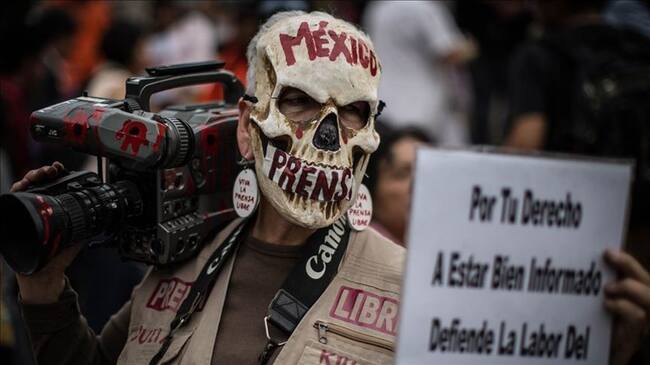 Asesinato de periodistas en México. Foto: Agencia Anadolu